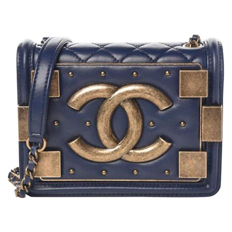 navy chanel flap boy|chanel boy original.